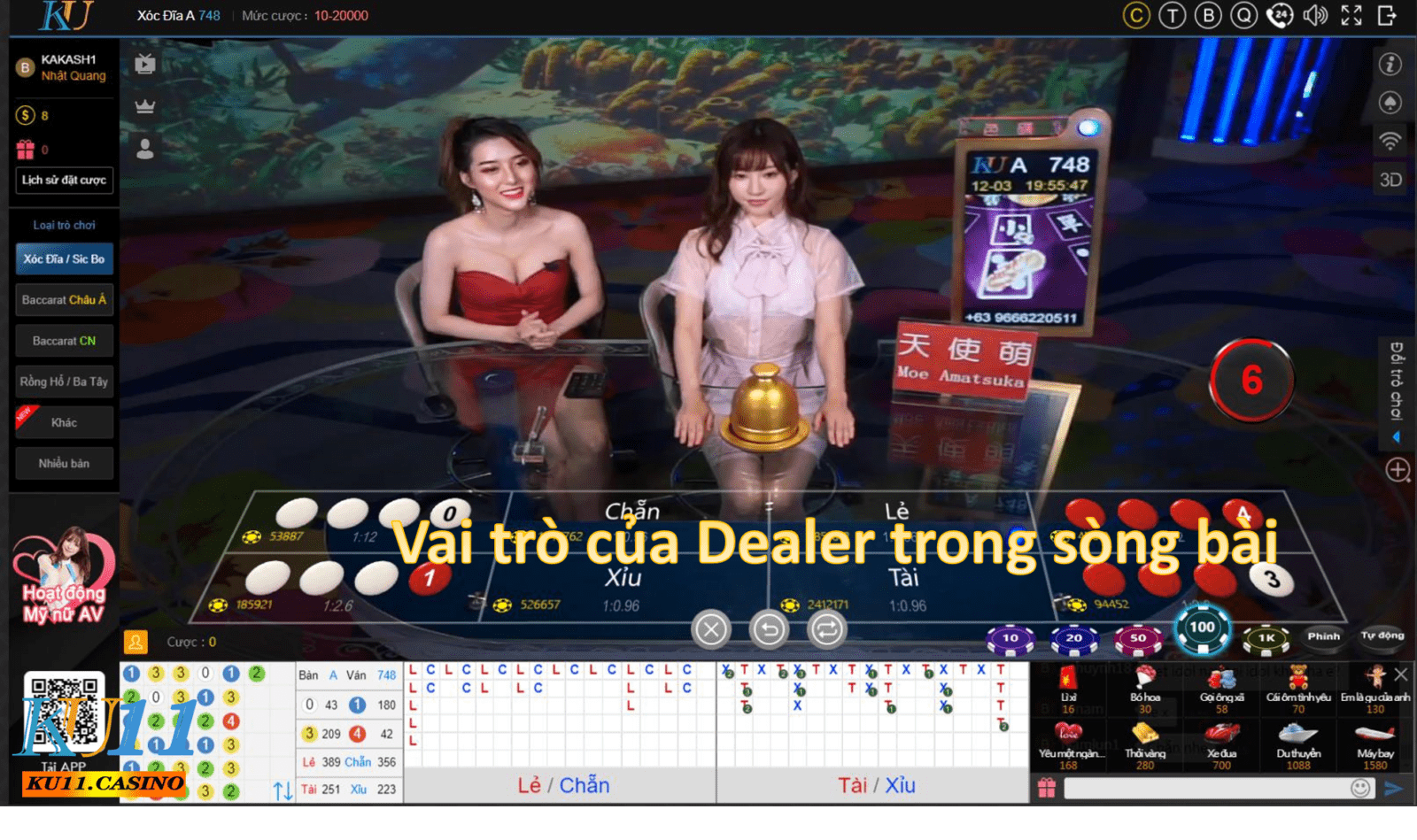 Vai trò của Dealer trong sòng bài