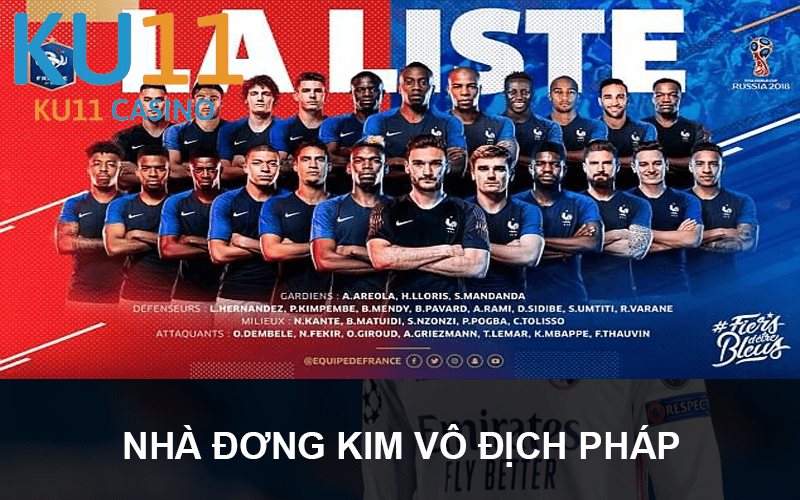 Nhà đương kim vô địch Pháp - đội bóng mạnh WC 2022